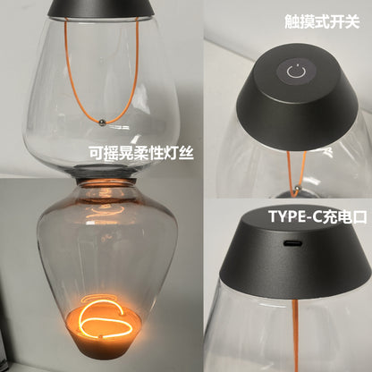 Ambience Light Restaurant Bar LED Charging Touch Small Night Lamp